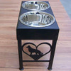 Elevated Dog Feeder Stand Gourmet Dog Treats 16" Tall Made in USA