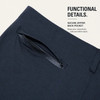 GALAXY BY HARVIC MEN'S SUPER STRETCH SLIM FIT CHINO 31" - SIZE: MEN 40 - NAVY