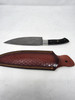 BLADE CRAFTS DAMASCUS CHEF KNIFE WITH RESIN HANDLE - BLACK