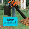 BLACK+DECKER ELECTRIC LEAF BLOWER, VACUUM, & MULCHER 300 CFM 210 MPH (BV3100)