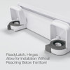 KOHLER 4636-RL-0 CACHET READYLATCH ELONGATED TOILET SEAT SLOW CLOSE - WHITE New