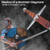 Whetstone Medieval Sword - William Wallace Double-Edged Blade Sword