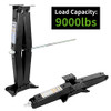 WEIZE LEVELING SCISSOR JACKS 9000LBS TRAILER STABILIZE RV CAMPER 24" - BLACK New