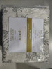 KATHY IRELAND HOME 100% TURKISH COTTON FLANNEL 4PC SHEET SET, QUEEN - GRAY TOILE New