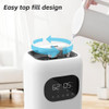 MIFASOL HUMIDIFIER LARGE, 2.3GAL/9L, TIMER, 360°NOZZLE, REMOTE CONTROL - WHITE