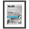 Americanflat 16x20 Poster Frame Matted to 12x16 B0CMC2HY6B - Black New