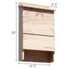 BestNest Triple-Celled Double Bat House Kit, 500 Bats New