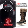 ALEADER Winter Boots, Fashion Waterproof Snow Boots, Fur Shoes, Size 9 New