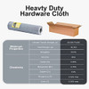 Garden Tailor Hardware Cloth Galvanized Wire Fencing 48in x 16.4ft 1.22 x 5m New