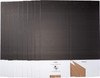 ONE EARTH COMPANY ONE EARTH CORRUGATED CARDBOARD TRASH BOXES - BLACK