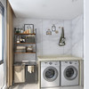 Webetop Laundry Hamper Shelf Sorter 2 Sections 3-Tier Bathroom Ladder B099RR2QJ3