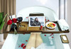 HOME of HOME Luxury Bamboo Bathtub Caddy Tray -B089YDXTVR (Brown) New