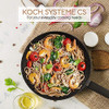 KOCH SYSTEME CS 11"/12" Nonstick Frying Pan, Glass Lid, 4PC, B08DR54VPN - Black