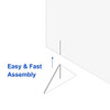 YUESUO Replacement for INTELLIMADE NO Cutout Sneeze Guard Panel - Clear New
