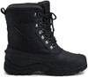 Jousen Men's Waterproof Snow Boots Black Insulated Winter Boot - Size 8