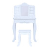 Fantasy Fields Little Princess Anna Vanity Set Mirror Drawer Stool - White New