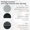 Large Exercise Mat Workout Yoga - Mats for Home Gym Flooring Protector New