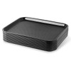 New Star Foodservice 531131 Black Plastic Fast Food Tray, 14 by 18-Inch, 12 Pack New