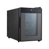 Vaykold 6 Bottle Wine Cooler Thermoelectric Small Fridge Wine Refrigerator Gray New