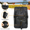LILYPELLE 4.72" Extra Thick Stadium Seat with Back Support - BLACK New