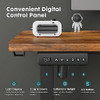 Smug Standing Desk, Adjustable Height Electric Sit Stand Up Down Rust Brown New