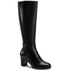 Giani Bernini Womens Mia Leather Tall Mid-Calf Boots - Black Size 7 New