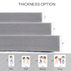 Maxzzz 2 Inch Mattress Topper Twin Size, Firm Memory Foam Bed Mattress Topper New