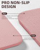 YOTTOY Yoga Mat, Extra Wide Non-Slip Exercise Mats - Pink New