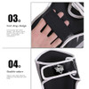 ZHONGLE Pro MMA Shin Guards 12mm High-Density Foam, Adjustable Strap - NEW New