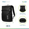 Torch Small Backpack 19L Lightweight Backpack 15.6"/17"/18" - Sinpo (Black) New