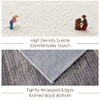 FINOREN Minimalist Area Rug,Ripple Line Soft Non-Slip Rug 4x6 Feet -Beige Gray New