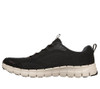 104715 Skechers Women Sport Flex Step Free Spirit Black/White Size 6