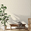 Tempaper White Clay Block Print Leaves Removable Peel and Stick Wallpaper New