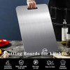 UFJEG TITANIUM CUTTING BOARD, 3 PCS DOUBLE-SIDED CHOPPING BOARD - SILVER