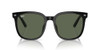 RAY-BAN UNISEX SQUARE SUNGLASSES RB4401D BLACK GREEN - 55MM