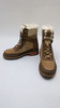 Sorel Lennox Lace Cozy Stkd Waterproof Boots Size: 7 - Velvet Tan/Warp Red