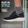 SKECHERS BOBS SQUAD CHAOS DAILY HYPE SNEAKER - SIZE: MEN 6.5 - BLACK