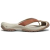 KEEN WAIMEA LEATHER FLIP-FLOPS - WOMEN SIZE 9 - SORREL HORSE/PLAZA TAUPE New