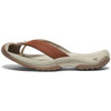 KEEN WAIMEA LEATHER FLIP-FLOPS - WOMEN SIZE 9 - SORREL HORSE/PLAZA TAUPE New
