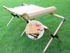 Benewin Camping Folding Wood Table, Picnic Table, Cake Roll Wooden Table - New New