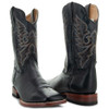 Boto Boots Men's Cowboy Broad Square Toe Boot, H8003, Black, Size 13 New