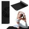 Gaiam Exercise & Fitness Mat - Premium Dry-Grip Thick Non Slip for Hot Yoga New