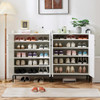 MERICONIA LARGE 5-TIER SHOE STORAGE CABINET WITH DOORS - A-WHITE