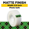 SCOTCH 810K12 MAGIC TAPE REFILL VALUE PK 3/4'' X 1000'' 12/PK - CLEAR