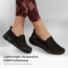 15600W Skechers Women's Go Walk Joy Sneaker Black Size 9 Wide New