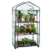 50-176 PURE GARDEN 3 TIER MINI GREENHOUSE 27.5X19X50-INCH BLACK