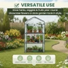 50-176 PURE GARDEN 3 TIER MINI GREENHOUSE 27.5X19X50-INCH BLACK