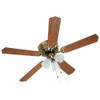 Boston Harbor 555706 CF-78049L Hugger Ceiling Fan 3 Light, Brown New