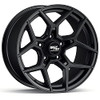 RockTrix RT105 17" Wheel Compatible with Jeep Wrangler JK JL 17x9 5x5 Wheels New