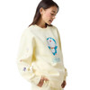 45-FA253167 SAMII RYAN WOMEN'S DORAEMON GADGETS CREWNECK - SIZE M - YELLOW New